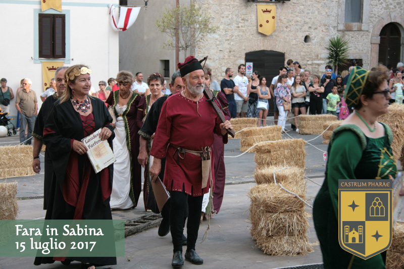 Castrum Pharae a Fara in Sabina il 15 luglio 2017